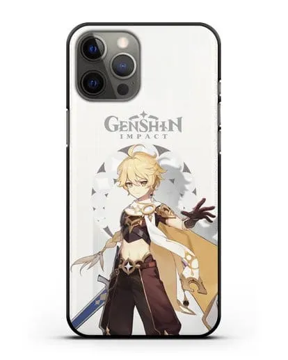 Чехол Genshin Impact (Геншин Импакт) - Итэр силиконовый для iPhone 12 Pro Max