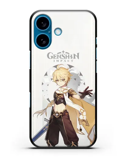 Чехол Genshin Impact (Геншин Импакт) - Итэр силиконовый для iPhone 16