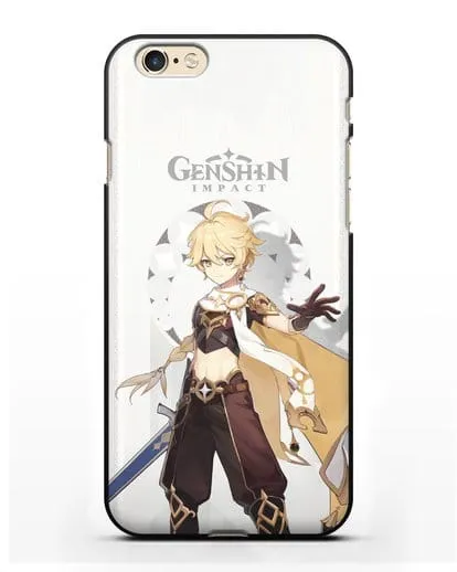 Чехол Genshin Impact (Геншин Импакт) - Итэр силиконовый для iPhone 6