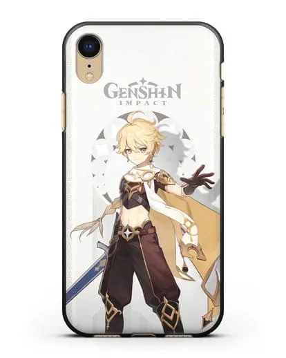 Чехол Genshin Impact (Геншин Импакт) - Итэр силиконовый для iPhone XR