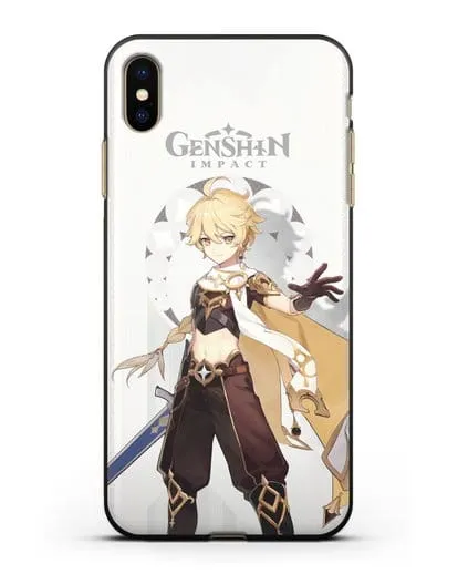 Чехол Genshin Impact (Геншин Импакт) - Итэр силиконовый для iPhone XS Max