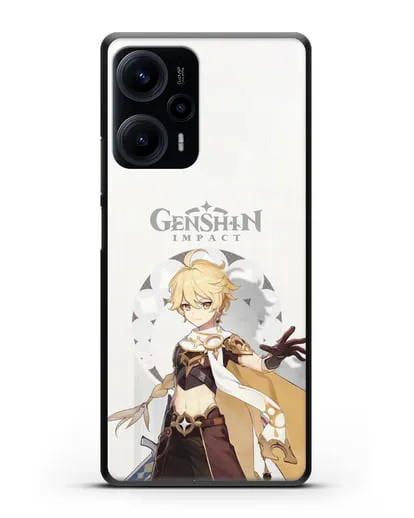 Чехол Genshin Impact (Геншин Импакт) - Итэр силиконовый для Xiaomi Poco F5