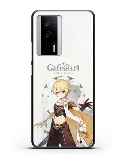 Чехол Genshin Impact (Геншин Импакт) - Итэр силиконовый для Xiaomi Poco F5 Pro