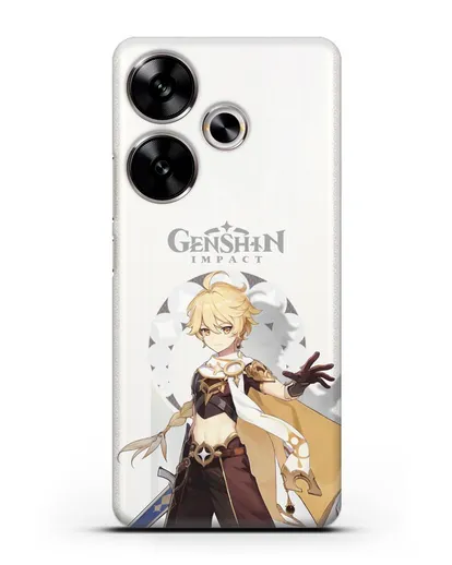 Чехол Genshin Impact (Геншин Импакт) - Итэр силиконовый для Xiaomi Poco F6