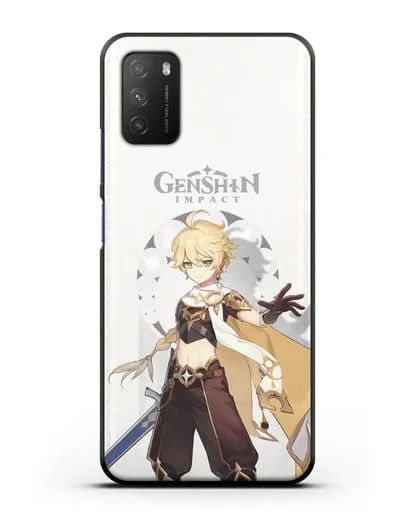 Чехол Genshin Impact (Геншин Импакт) - Итэр силиконовый для Xiaomi Poco M3