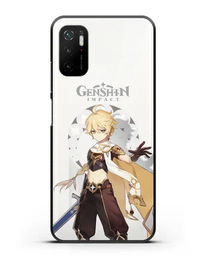 Чехол Genshin Impact (Геншин Импакт) - Итэр силиконовый для Xiaomi Poco M3 Pro