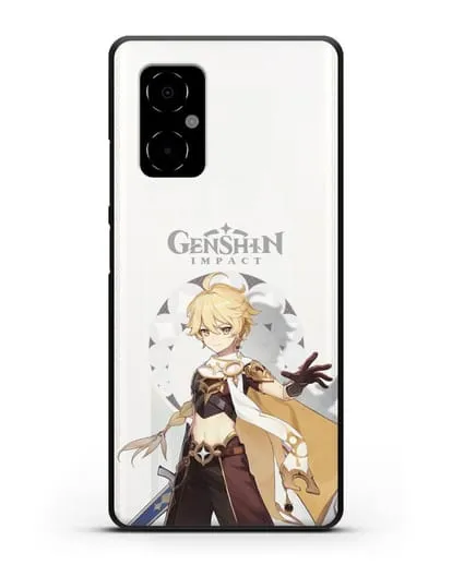 Чехол Genshin Impact (Геншин Импакт) - Итэр силиконовый для Xiaomi Poco M4 5G