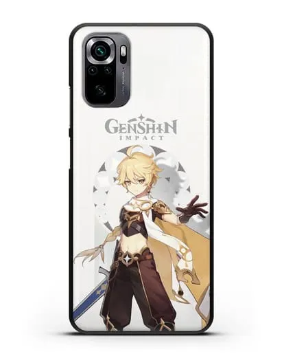 Чехол Genshin Impact (Геншин Импакт) - Итэр силиконовый для Xiaomi Poco M5s