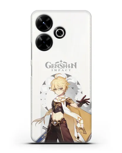 Чехол Genshin Impact (Геншин Импакт) - Итэр силиконовый для Xiaomi Poco M6