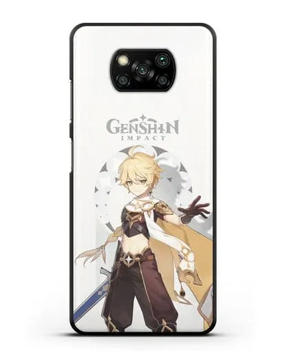 Чехол Genshin Impact (Геншин Импакт) - Итэр силиконовый для Xiaomi Poco X3