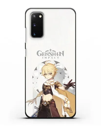 Чехол Genshin Impact (Геншин Импакт) - Итэр силиконовый для Samsung Galaxy S20 [SM-G980F]