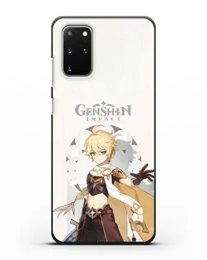 Чехол Genshin Impact (Геншин Импакт) - Итэр силиконовый для Samsung Galaxy S20 Plus [SM-G985F]