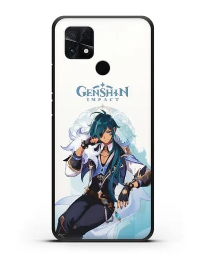 Чехол Genshin Impact (Геншин Импакт) - Кэйя силиконовый для Xiaomi Poco C40
