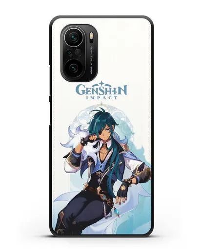 Чехол Genshin Impact (Геншин Импакт) - Кэйя силиконовый для Xiaomi Poco F3