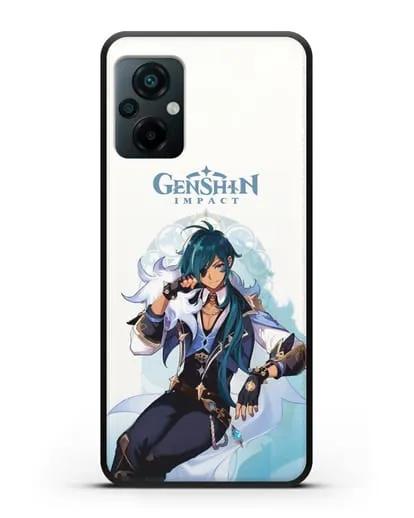 Чехол Genshin Impact (Геншин Импакт) - Кэйя силиконовый для Xiaomi Poco M5