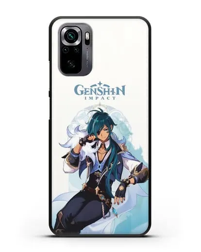 Чехол Genshin Impact (Геншин Импакт) - Кэйя силиконовый для Xiaomi Poco M5s