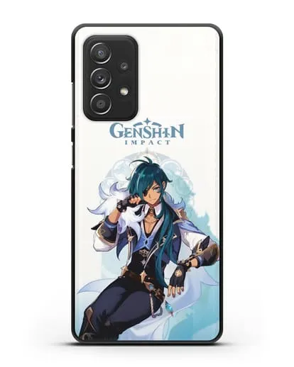 Чехол Genshin Impact (Геншин Импакт) - Кэйя силиконовый для Samsung Galaxy A53