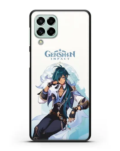 Чехол Genshin Impact (Геншин Импакт) - Кэйя силиконовый для Samsung Galaxy M53 [SM-M536]