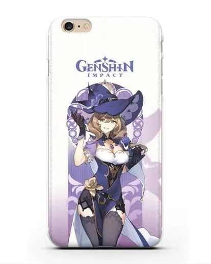 Чехол Genshin Impact (Геншин Импакт) - Лиза силиконовый для iPhone 6s Plus