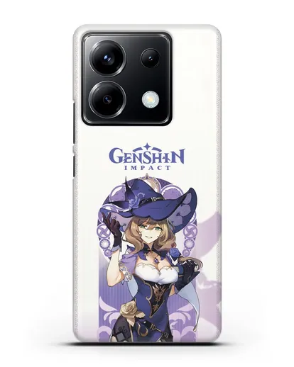 Чехол Genshin Impact (Геншин Импакт) - Лиза силиконовый для Xiaomi Poco X6