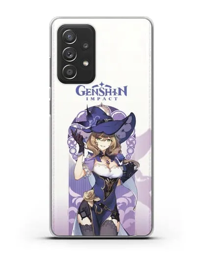 Чехол Genshin Impact (Геншин Импакт) - Лиза силиконовый для Samsung Galaxy A53