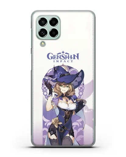Чехол Genshin Impact (Геншин Импакт) - Лиза силиконовый для Samsung Galaxy M53 [SM-M536]