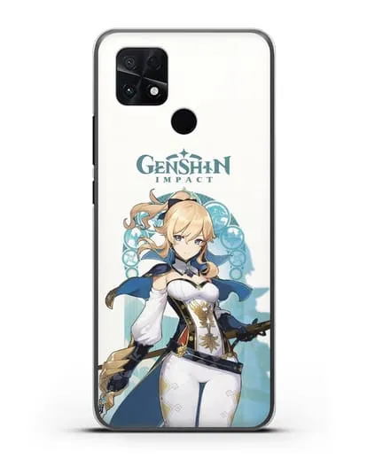 Чехол Genshin Impact (Геншин Импакт) - Джинн силиконовый для Xiaomi Poco C40