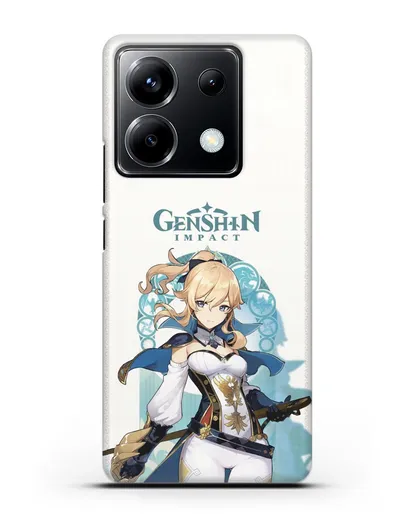 Чехол Genshin Impact (Геншин Импакт) - Джинн силиконовый для Xiaomi Poco X6