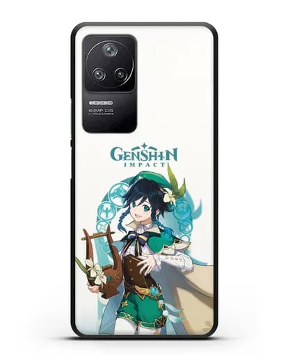 Чехол Genshin Impact (Геншин Импакт) - Венти силиконовый для Xiaomi Poco F4