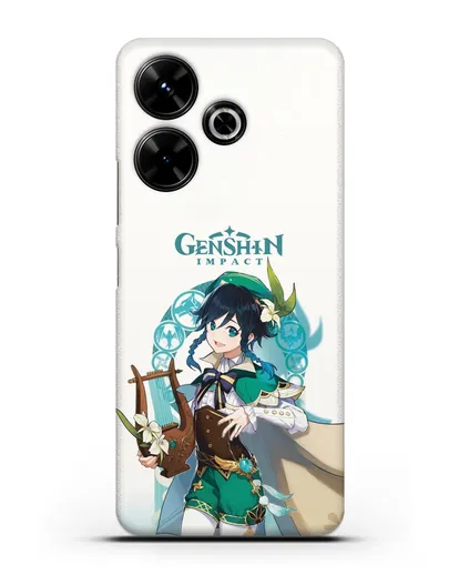 Чехол Genshin Impact (Геншин Импакт) - Венти силиконовый для Xiaomi Poco M6
