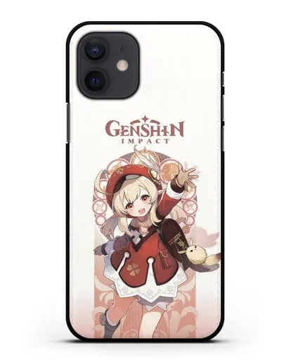 Чехол Genshin Impact (Геншин Импакт) - Кли силиконовый для iPhone 12