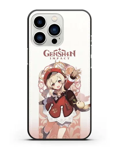 Чехол Genshin Impact (Геншин Импакт) - Кли силиконовый для iPhone 13 Pro