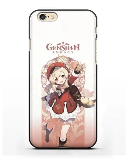 Чехол Genshin Impact (Геншин Импакт) - Кли силиконовый для iPhone 6