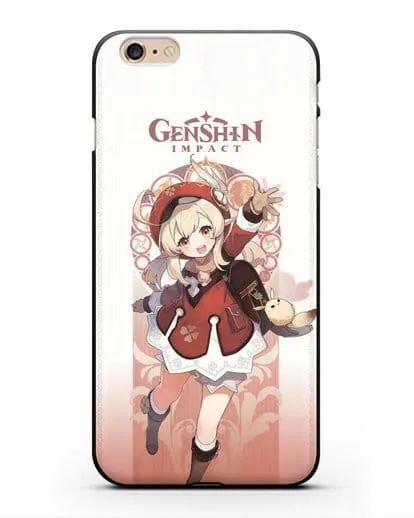 Чехол Genshin Impact (Геншин Импакт) - Кли силиконовый для iPhone 6 Plus