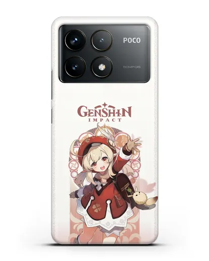 Чехол Genshin Impact (Геншин Импакт) - Кли силиконовый для Xiaomi Poco F6 Pro