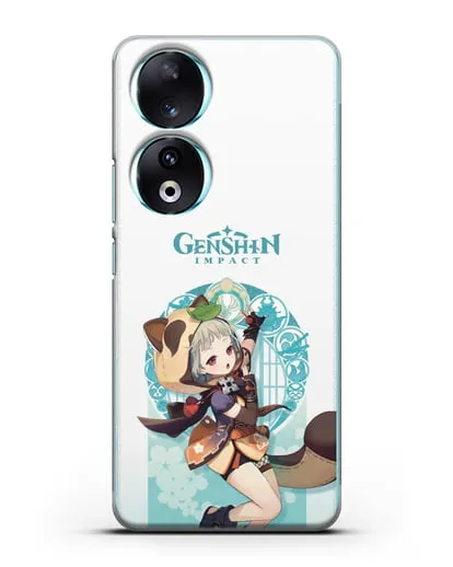 Чехол Genshin Impact (Геншин Импакт) - Саю силиконовый для Honor 90