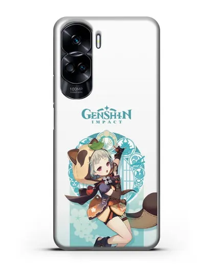 Чехол Genshin Impact (Геншин Импакт) - Саю силиконовый для Honor 90 Lite