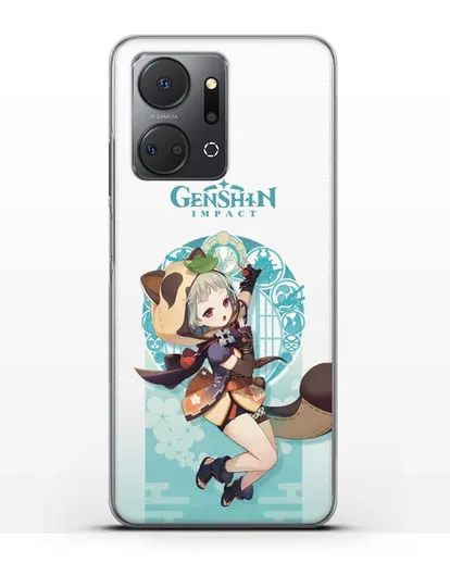 Чехол Genshin Impact (Геншин Импакт) - Саю силиконовый для Honor X7a