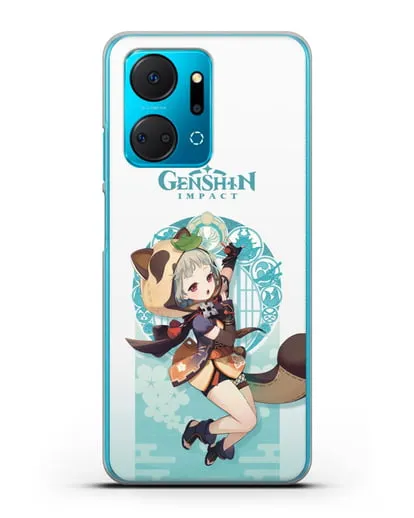 Чехол Genshin Impact (Геншин Импакт) - Саю силиконовый для Honor X7a Plus