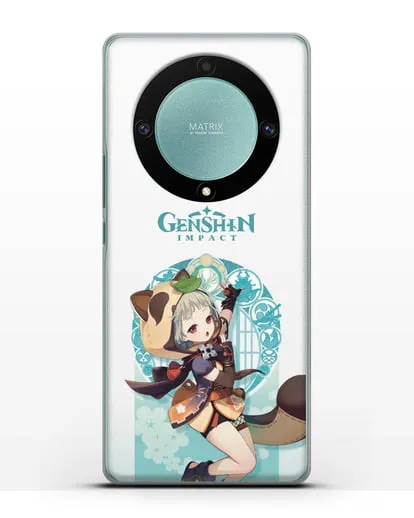 Чехол Genshin Impact (Геншин Импакт) - Саю силиконовый для Honor X9a