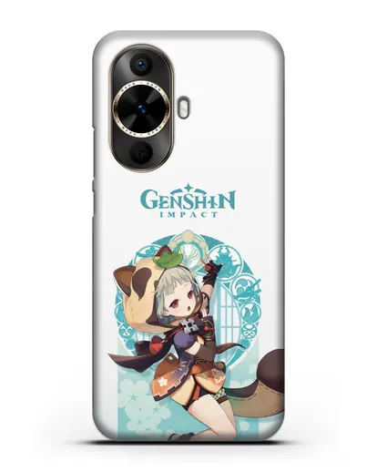 Чехол Genshin Impact (Геншин Импакт) - Саю силиконовый для Huawei Nova 12s