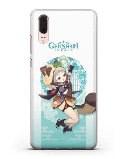 Чехол Genshin Impact (Геншин Импакт) - Саю силиконовый для Huawei P20