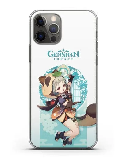 Чехол Genshin Impact (Геншин Импакт) - Саю силиконовый для iPhone 12 Pro
