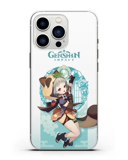 Чехол Genshin Impact (Геншин Импакт) - Саю силиконовый для iPhone 13 Pro
