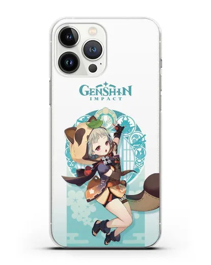 Чехол Genshin Impact (Геншин Импакт) - Саю силиконовый для iPhone 13 Pro Max