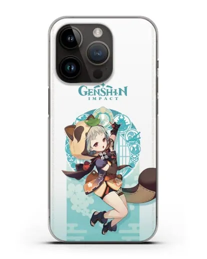 Чехол Genshin Impact (Геншин Импакт) - Саю силиконовый для iPhone 14 Pro