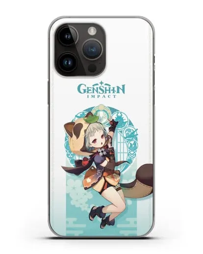 Чехол Genshin Impact (Геншин Импакт) - Саю силиконовый для iPhone 14 Pro Max