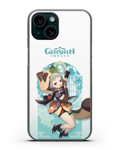 Чехол Genshin Impact (Геншин Импакт) - Саю силиконовый для iPhone 15