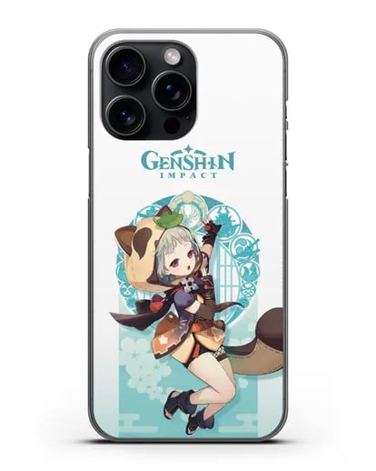 Чехол Genshin Impact (Геншин Импакт) - Саю силиконовый для iPhone 15 Pro Max