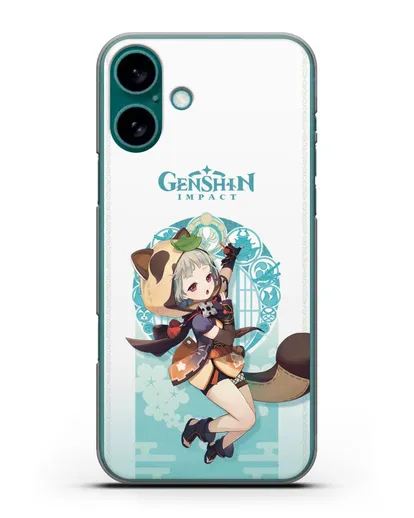Чехол Genshin Impact (Геншин Импакт) - Саю силиконовый для iPhone 16 Plus